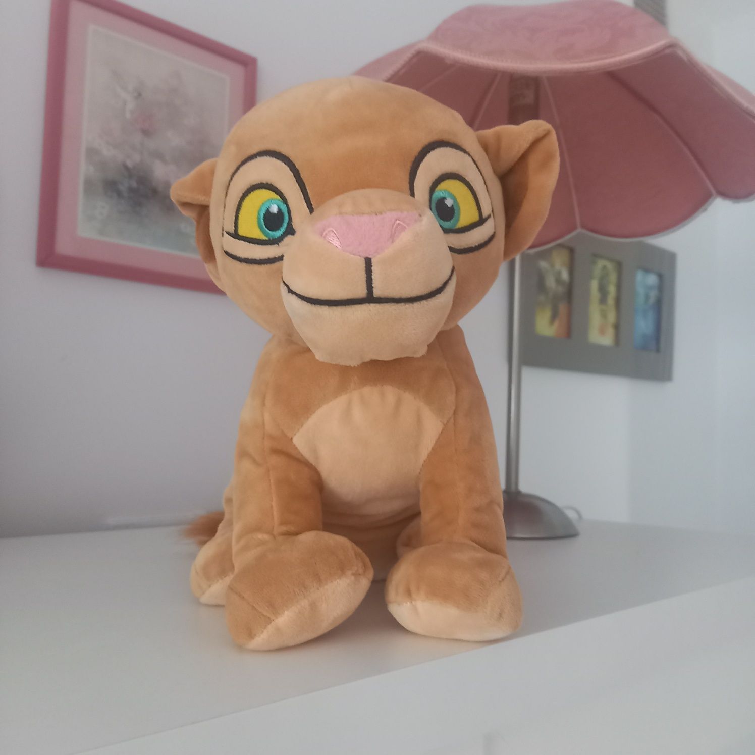 Śliczna maskotka Simba bohater z filmu Król Lew pluszak duży mięciutki