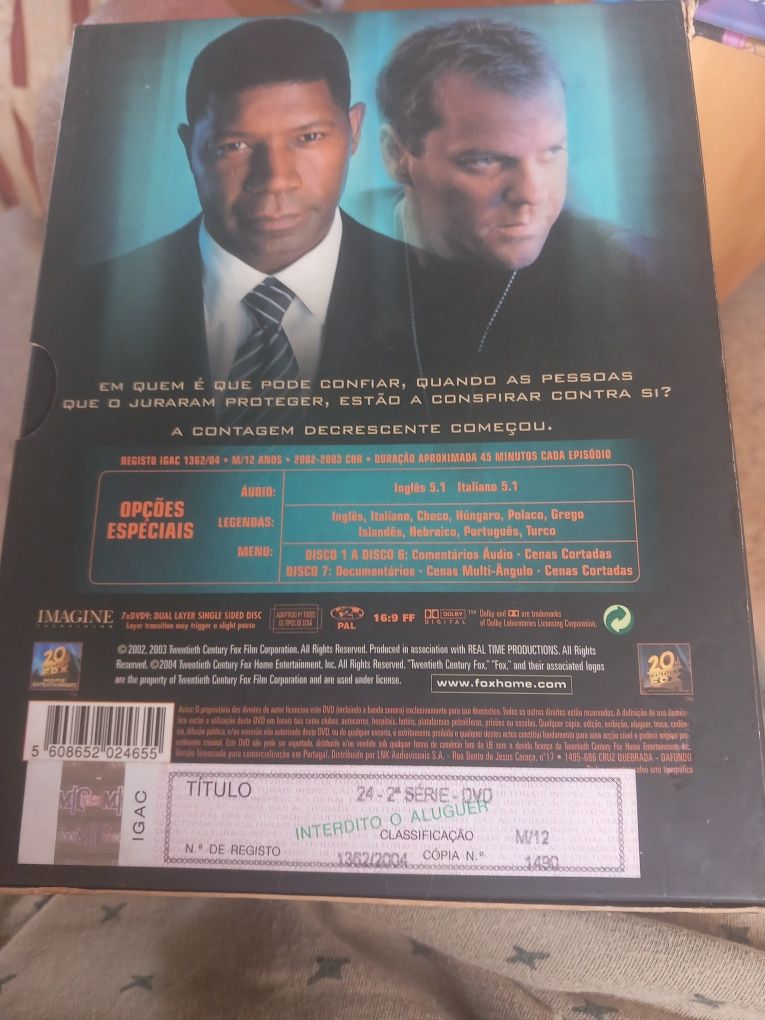 Colecção 7 dvd filme 24