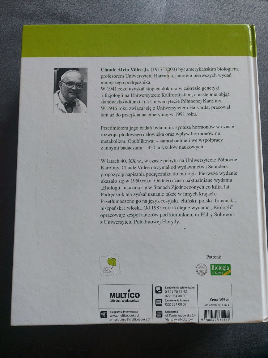 Biologia Solomon Berg Martin płyta cd wydanie VII