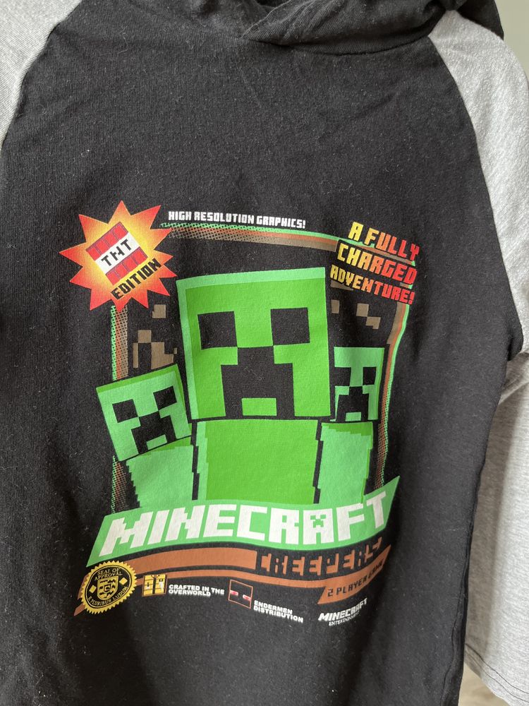 Koszulka długi rękaw Next 104 Minecraft