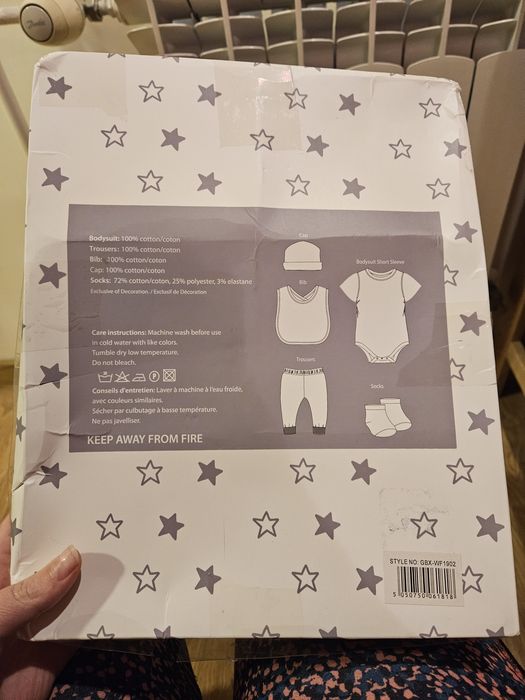 Nowy zestaw prezentowy noworodek dziewczynka r.56
