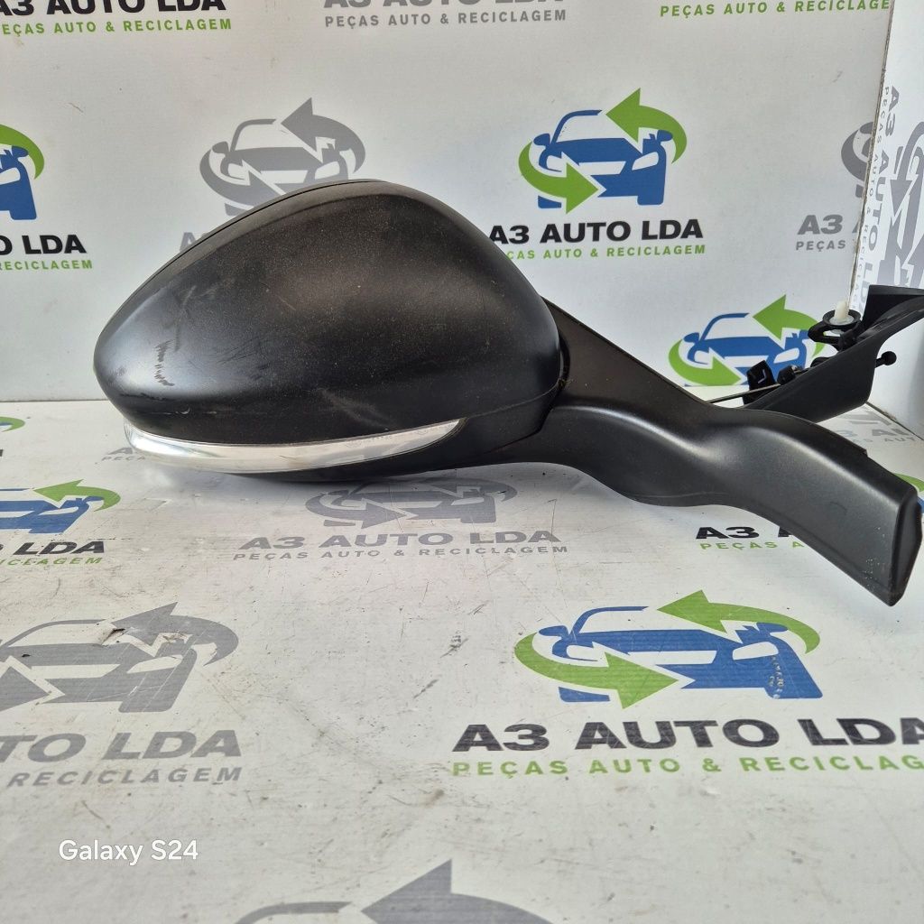 Espelho retrovisor elétrico direito Peugeot 208 3 portas 2013 a 2019