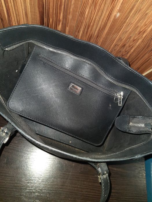 Сумка Guess чорна шопер,класика