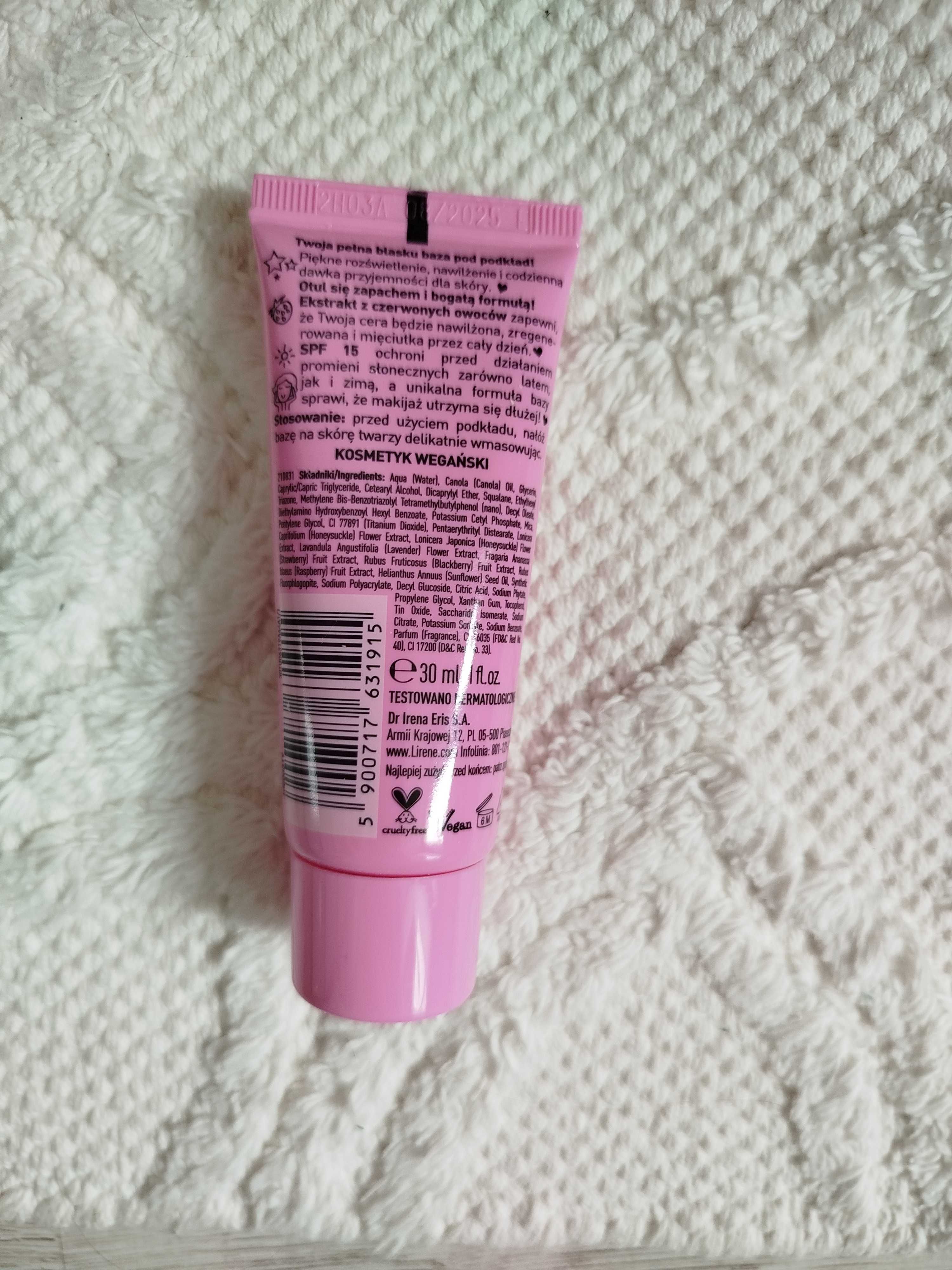 Lirene Glow Match! Rozświetlająca baza pod podkład SPF 15 30 ml