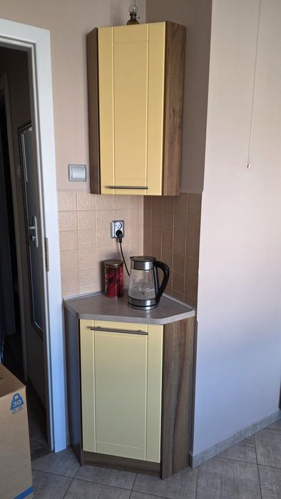 Meble kuchenne zestaw + okap + zlew