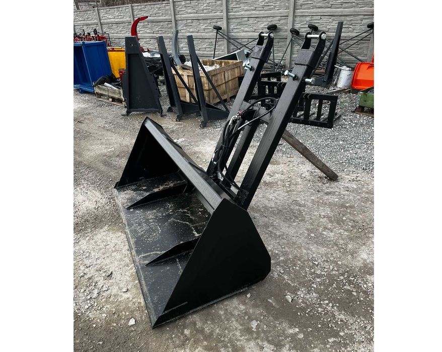 Łyżka na widły do wózka widłowego-ŁYCHA z siłownikiem-DOSTARCZAM