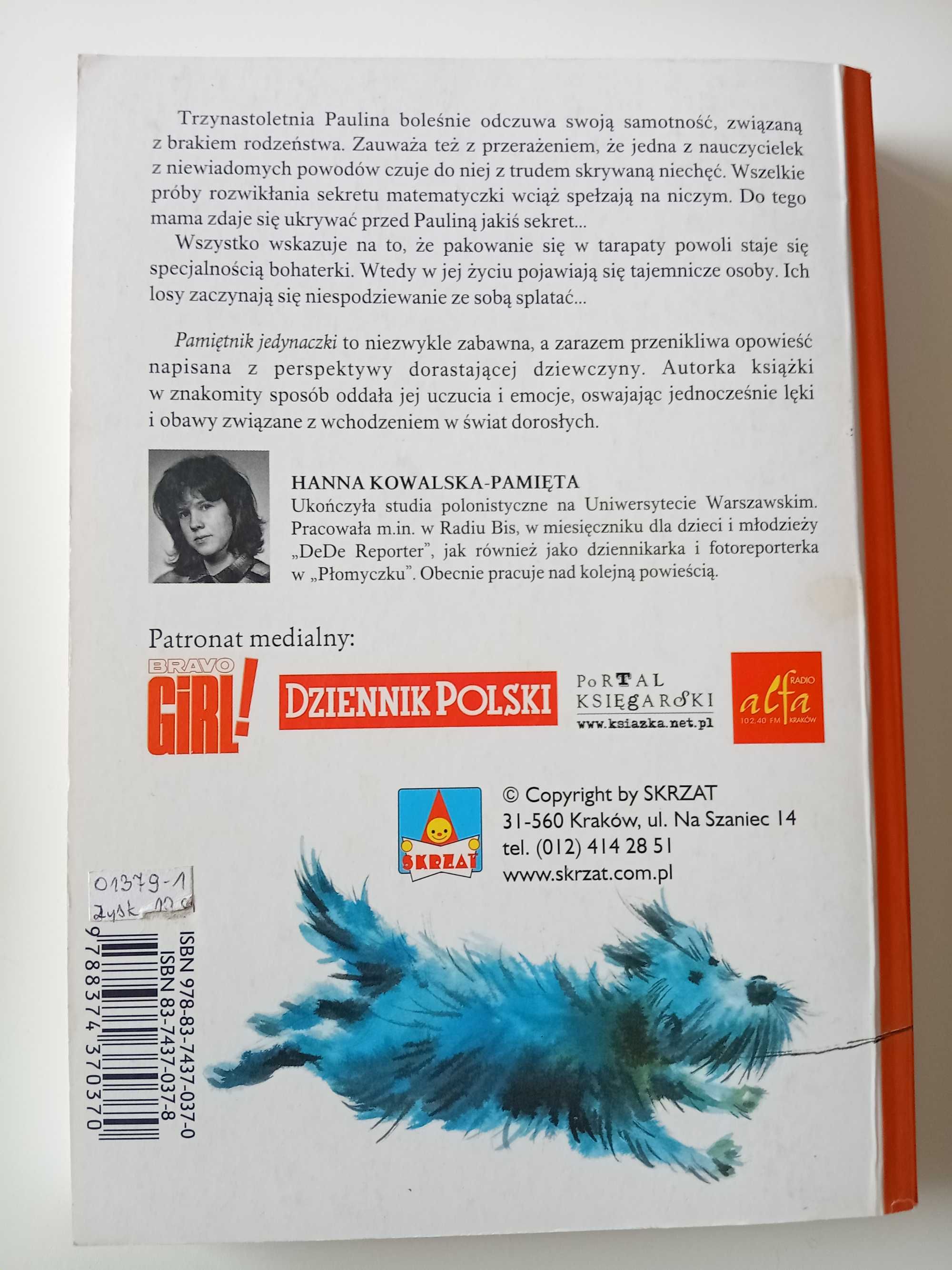 Pamiętnik jedynaczki Hanna Kowalska-Pamięta
