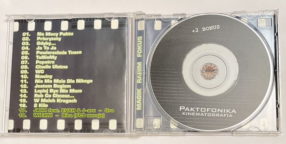 Paktofonika Kinematografia 2 bonus track cd