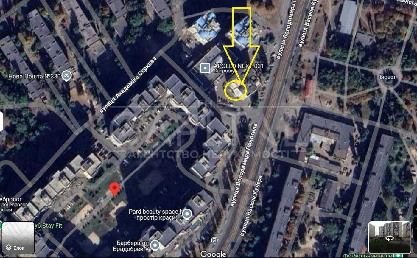 Продажа комерческого помещения, ЖК "Парковый", Борщаговка, ФАСАД