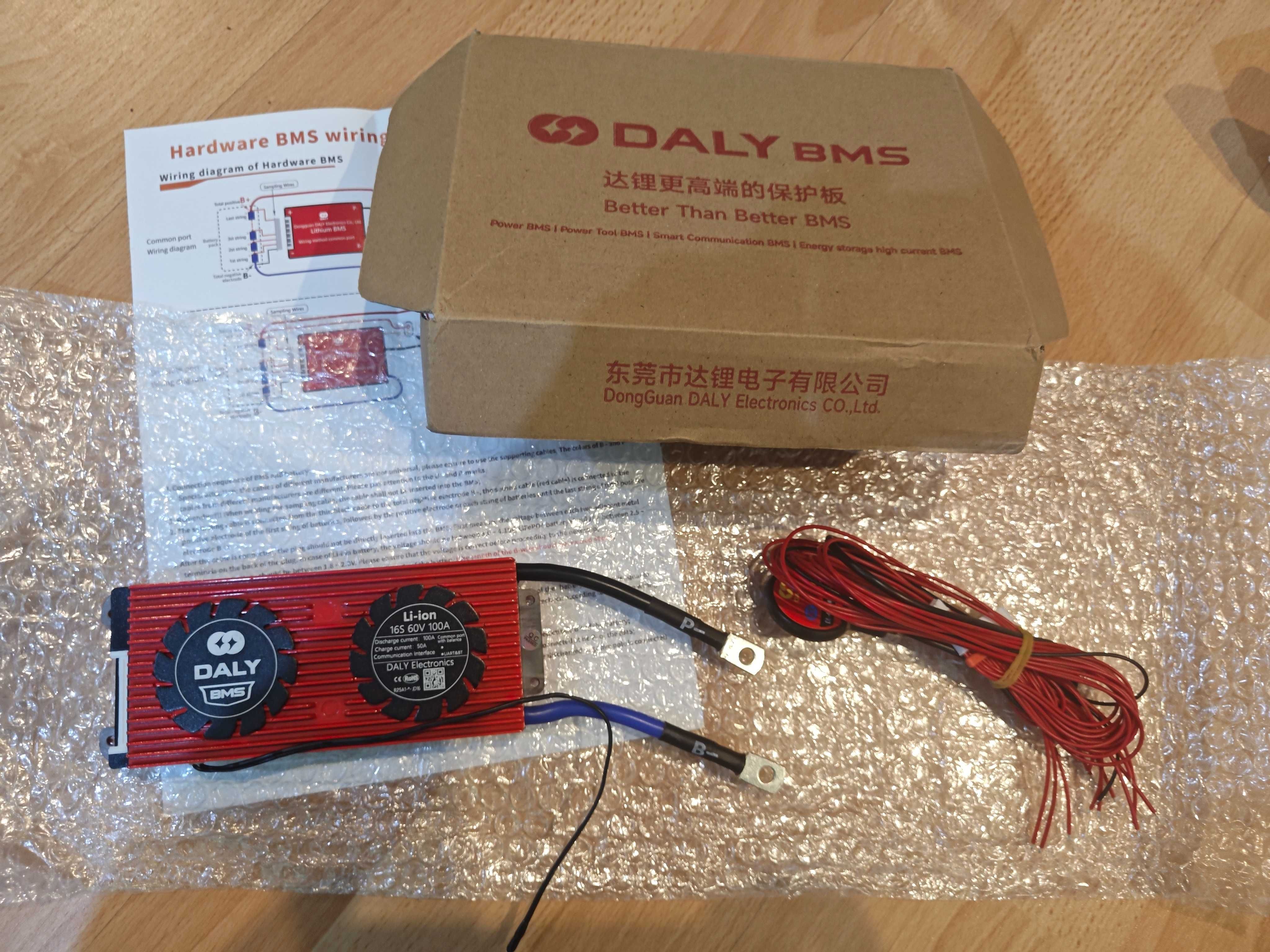 Daly bms 16s 100a li-ion bluetooth