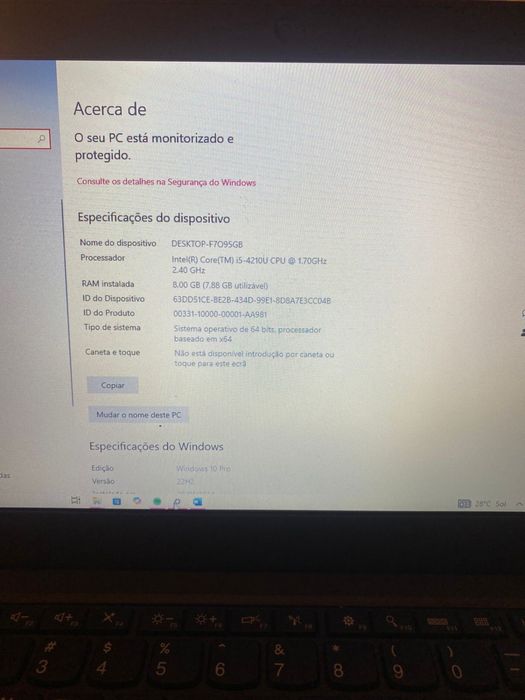 Computador lenovo a venda