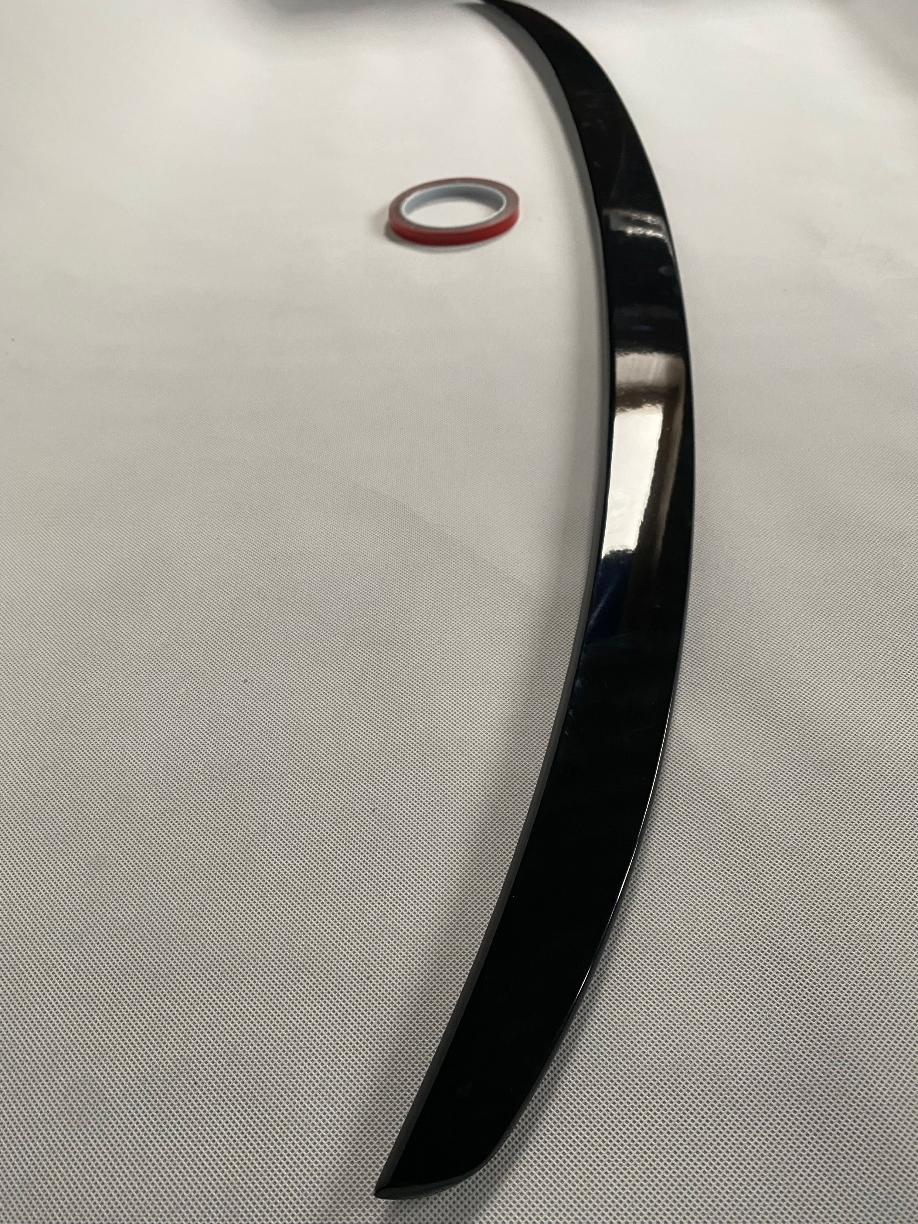 Spoiler Lotka Dokładka AUDI A4 B8 B8.5 CZARNY POŁYSK