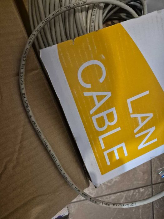 Kabel LAN NETSET 305m kat. 6