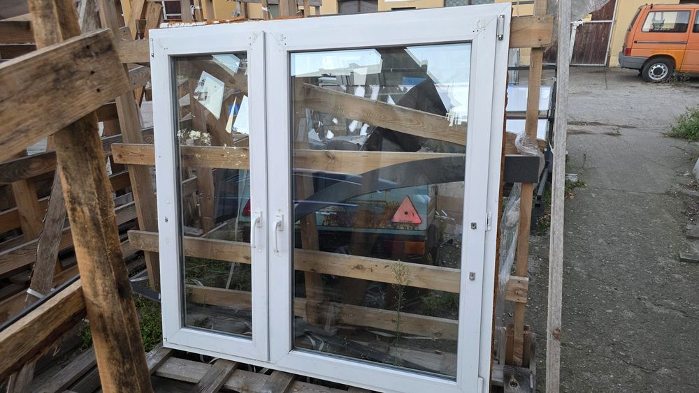 Okno pcv z demontażu 146 x 143
