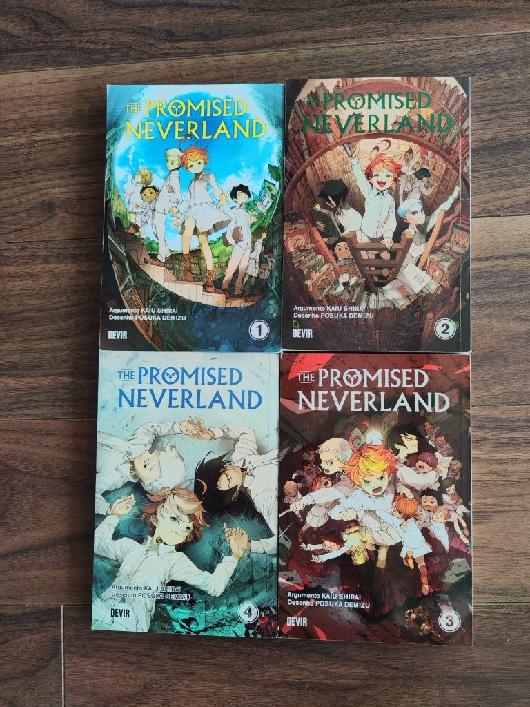 Manga The Promised Neverland 1-12 (Português)