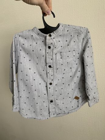 Сорочка, рубашка Zara 9-12м, 80см