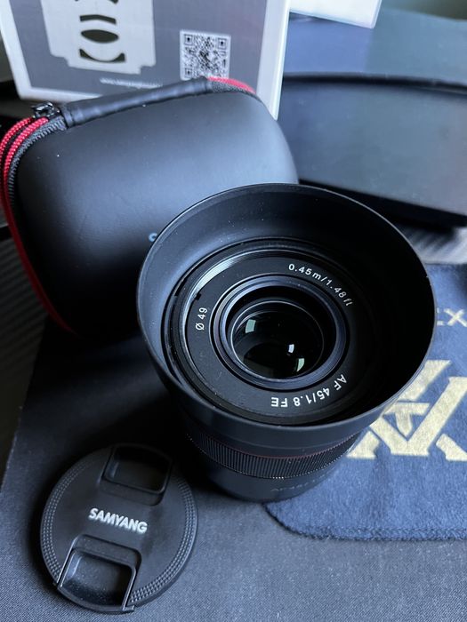 Nowy obiektyw Samyang 45 mm f1.8 Sony E Premium
