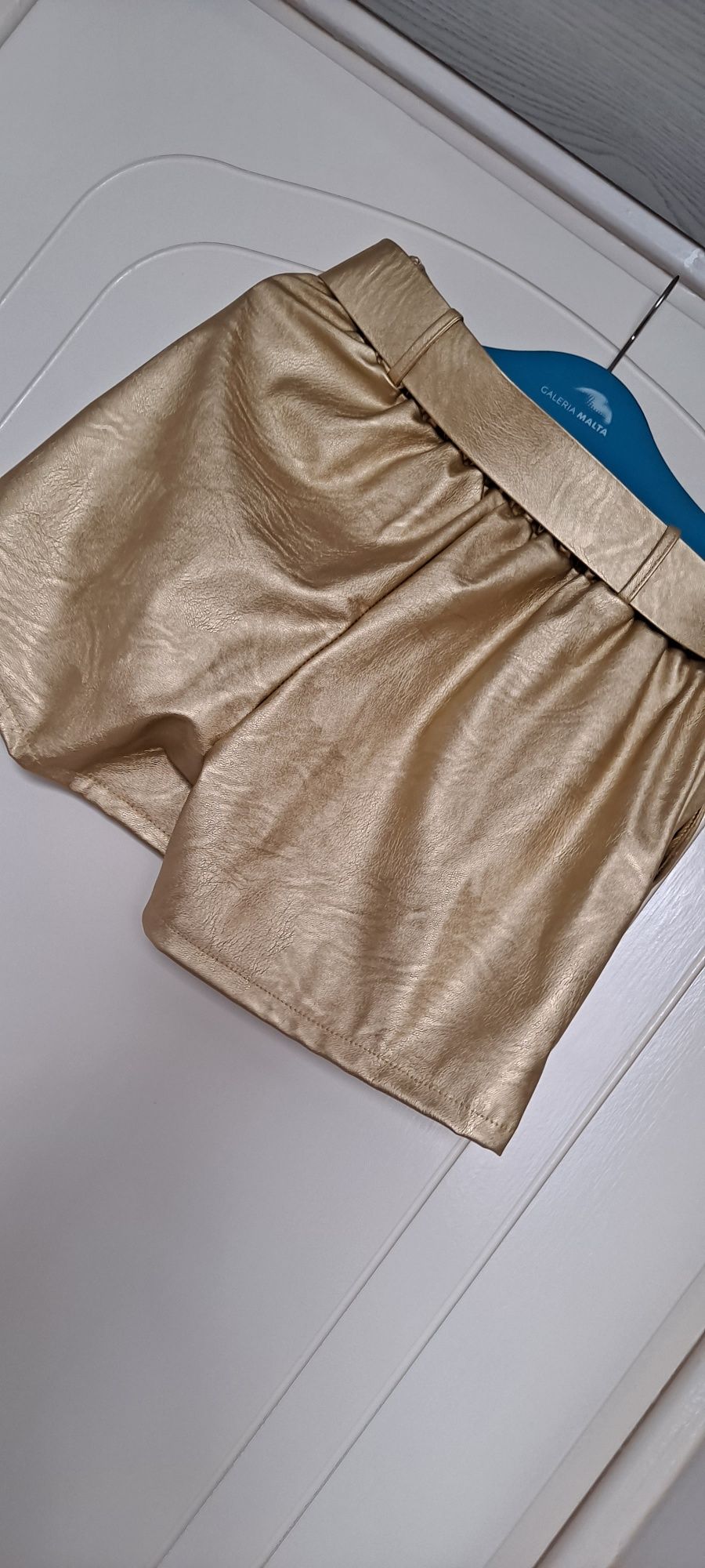 Spodenki skórzane złote L/XL