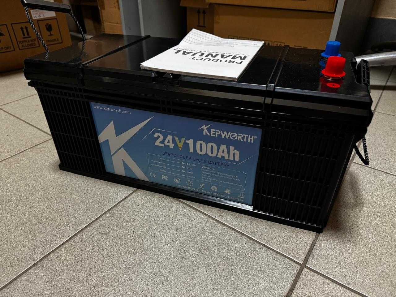 Акумуляторна батарея LiFePO4 24V 100Ah