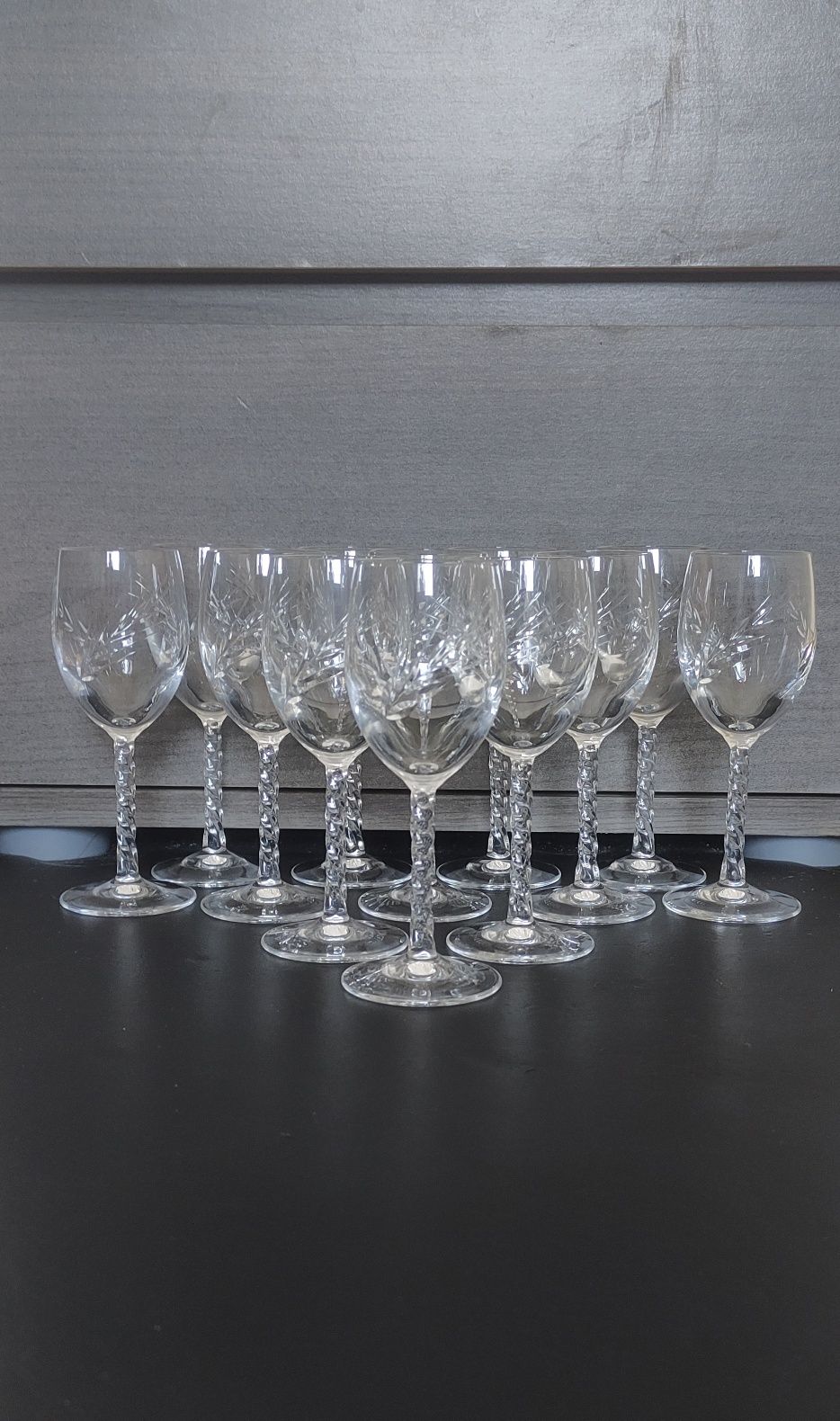 Copos Cristal d'Arques Fleury Taille Epi