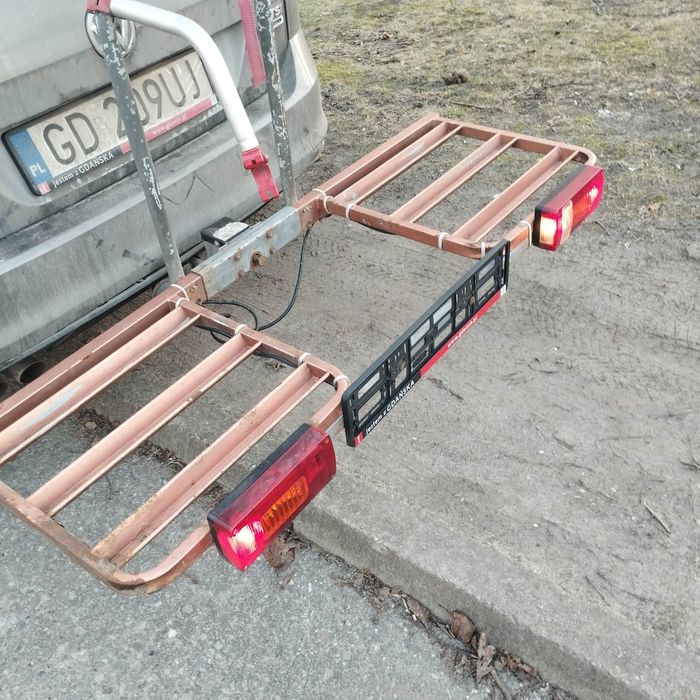 Bagażnik platforma 3 rowery