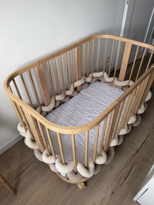 Lozeczko drewniane 7w1 Waldin