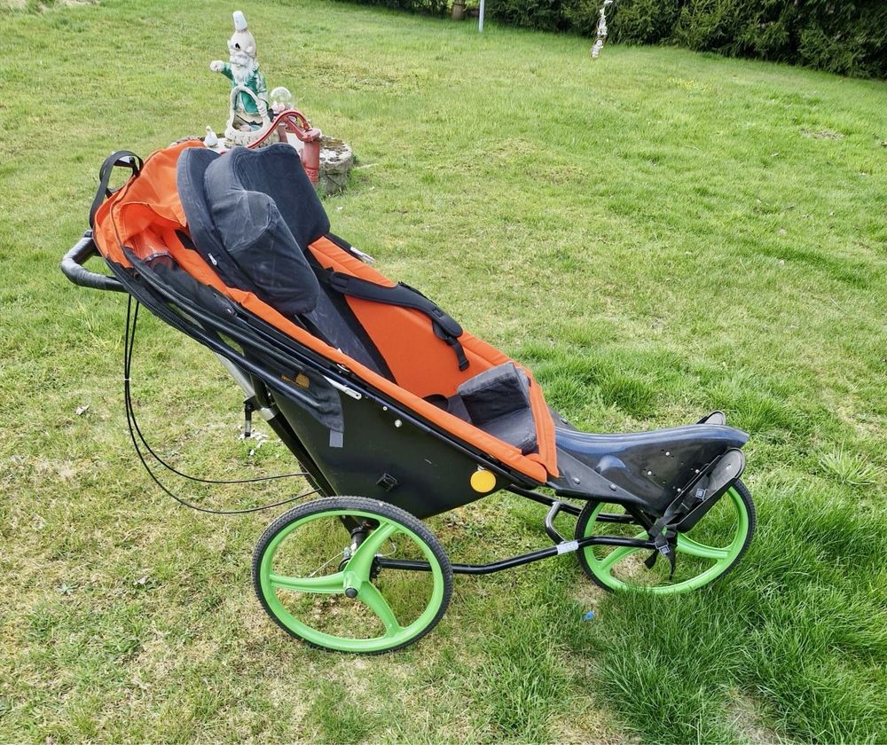 Wózek Kangoo przyczepka rowerowa/wózek dla doroslych niepełnosprawnych