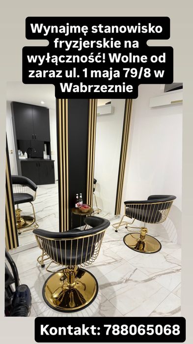 Stanowisko fryzjerskie na wyłączność