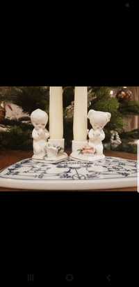 Świeczniki porcelanowe