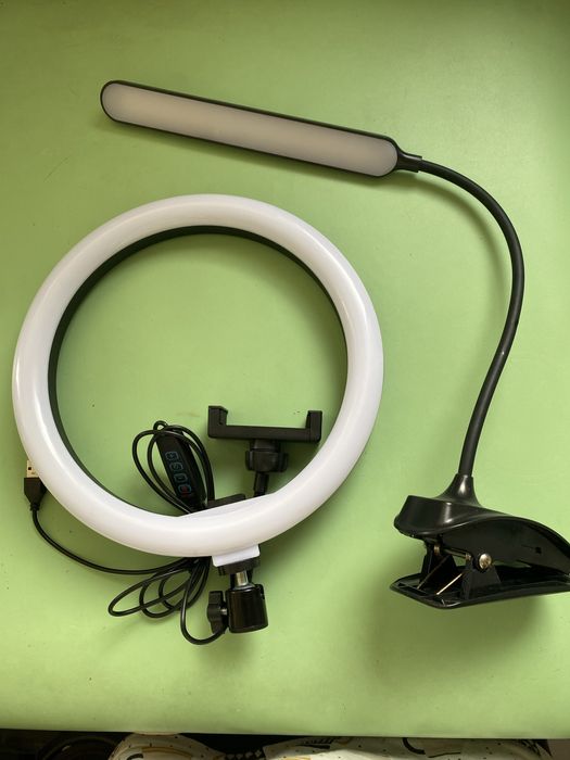 Лампа кільце, лампа кліпса