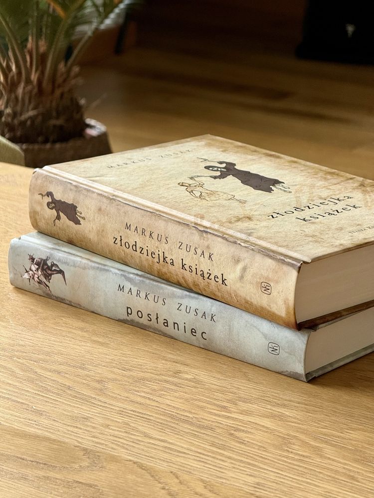 Markus Zusak - Złodziejka książek + Poslaniec - 1 wydania! NOWE!
