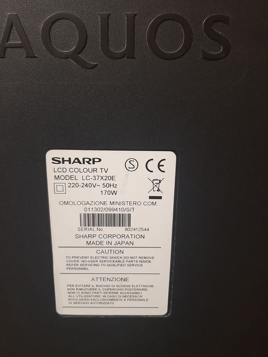 Продам LCD телевізор Sharp LC-37X20E