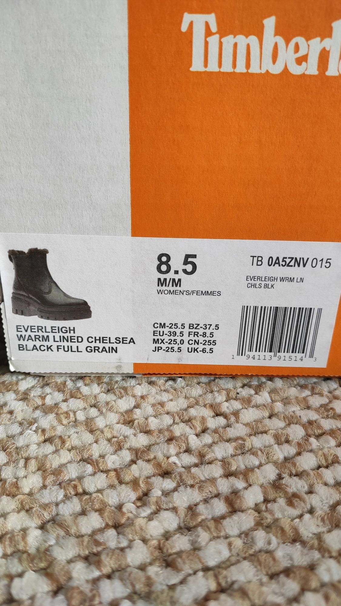 Timberland Челсі жіночі зимові 39,5/26см Оригінал