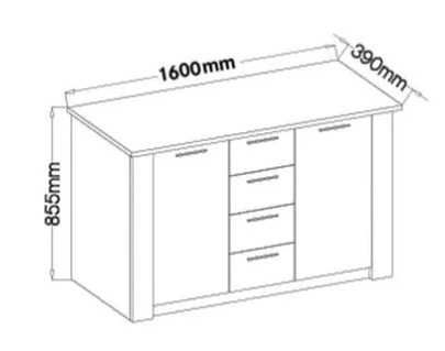 Nowa Komoda 160 cm Dostępna Od Ręki Promocja