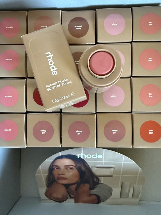 Оригінал Румʼяна кремові румяна rhode pocket blush teddy toasted girl