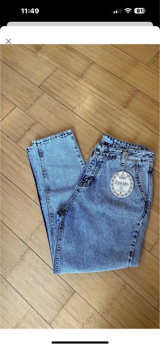 Джинсы Мом ,высокая посадка. W 29