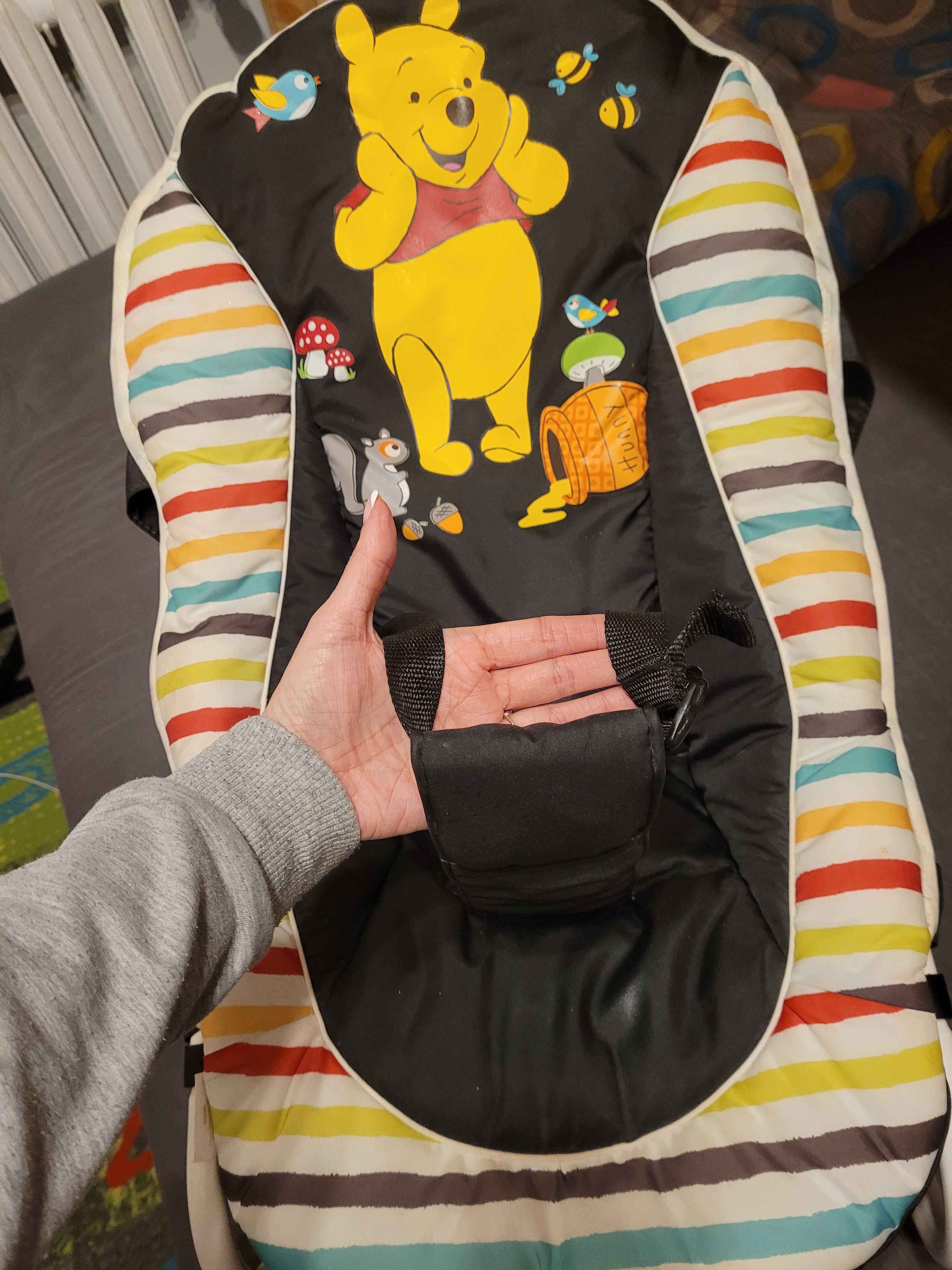 Leżaczek niemowlęcy Rocky Kubuś Puchatek 0-9 kg