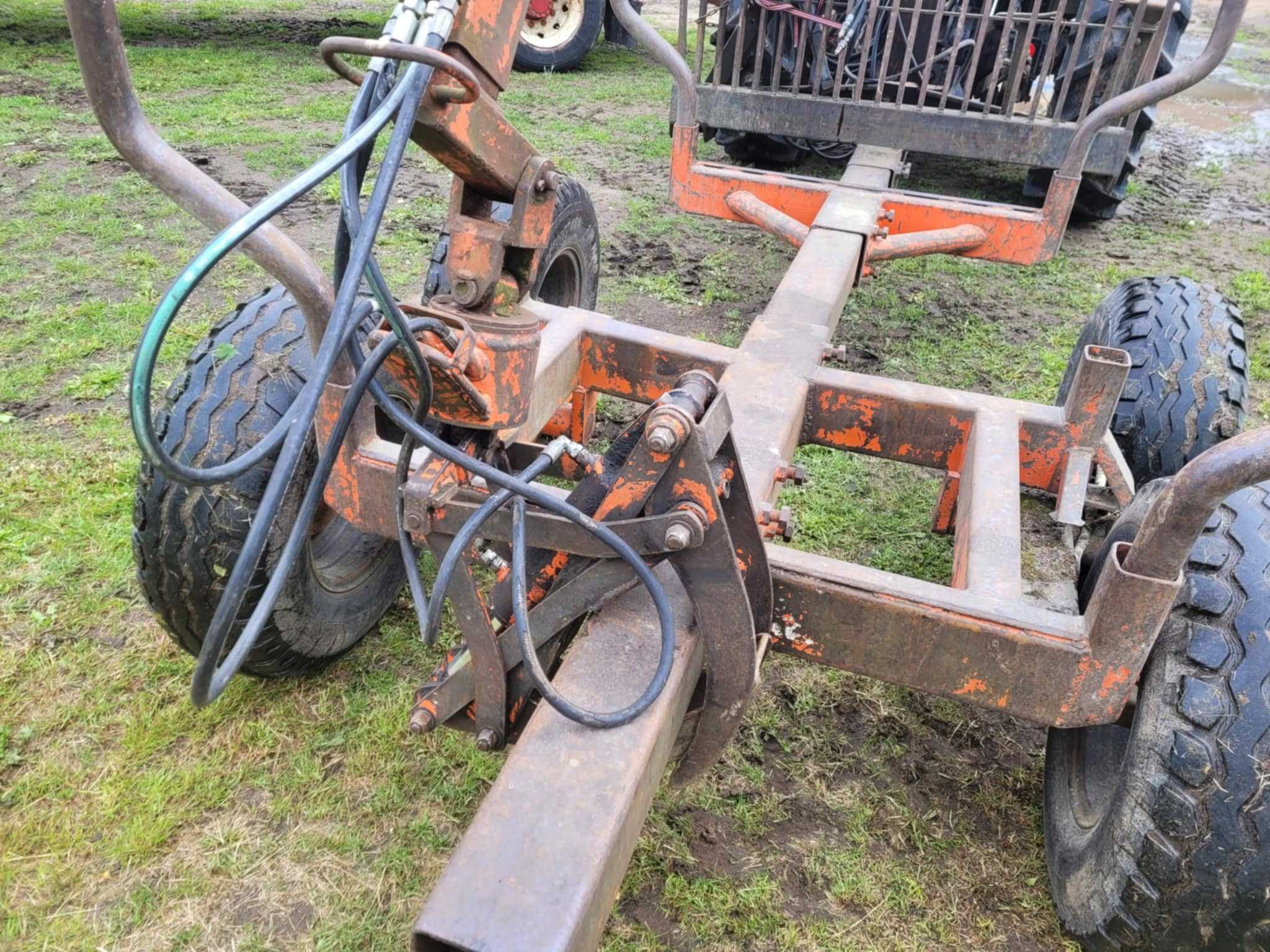 Przyczepa Leśna 6t ,8t wózek