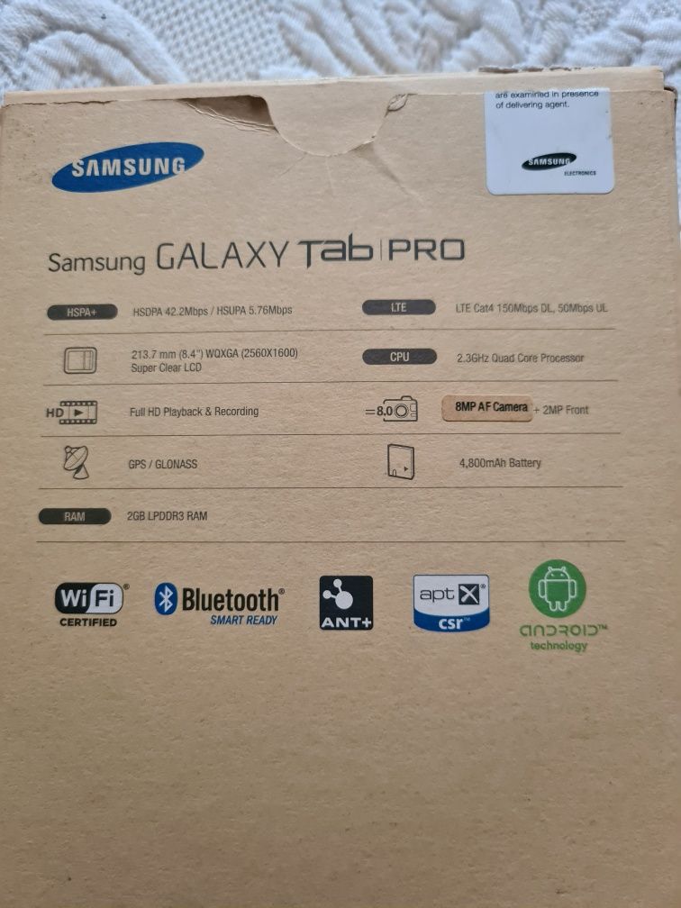 Galaxy tab pro SM T325 novo para peças