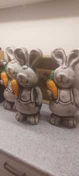 zajac wielkanocny królik figurka  kolekcji kolekcje kolekcja wielkanoc