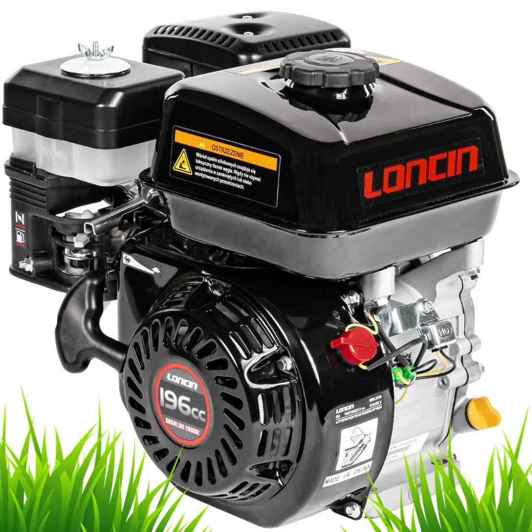 Silnik Loncin G200F-A-M wał poziomy typ A 20 mm  6.5 KM WAŁ 20mm