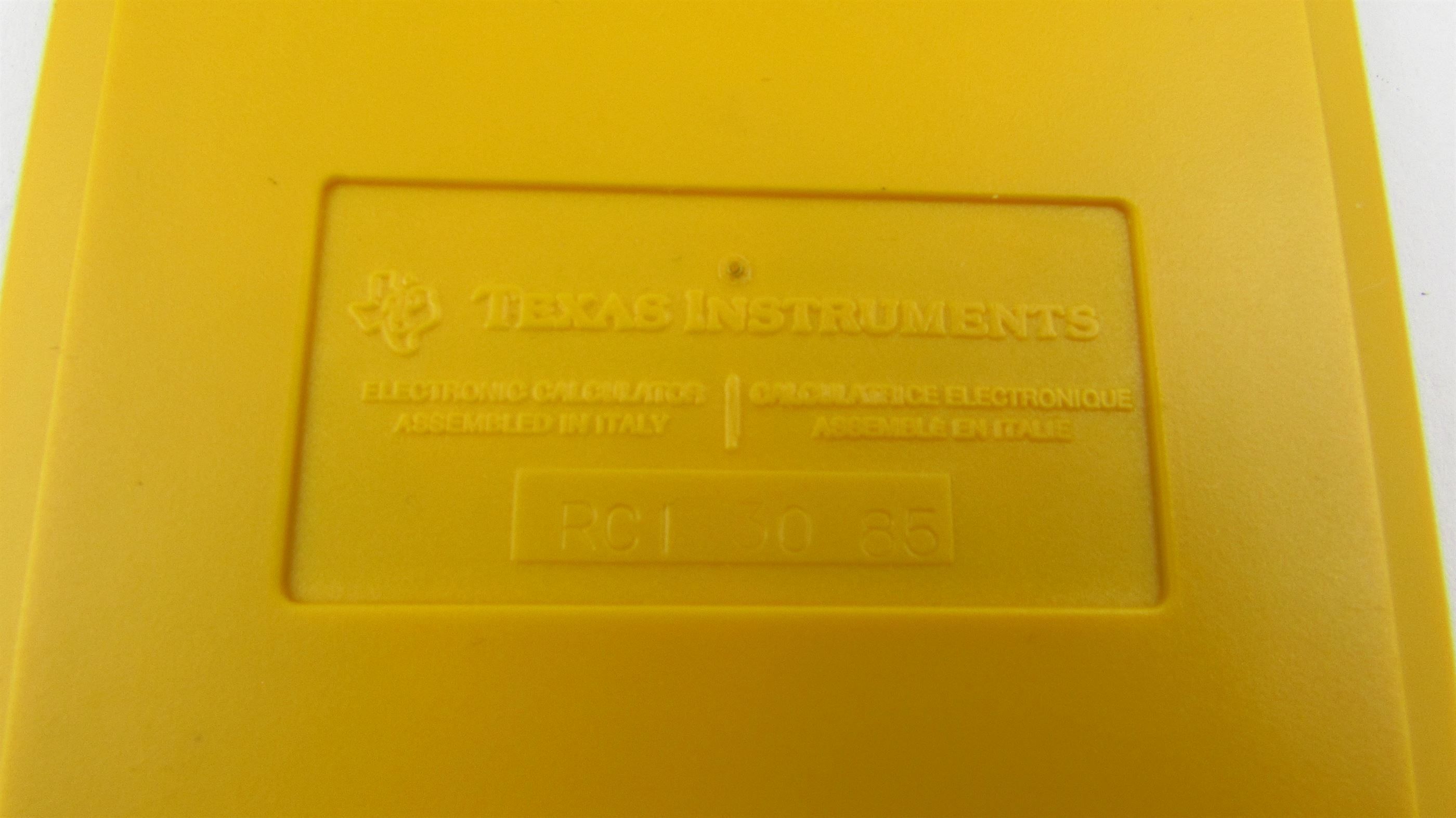 TEXAS INSTRUMENTS Zabawka Kalkulator naukowy do nauki matematyki 1985