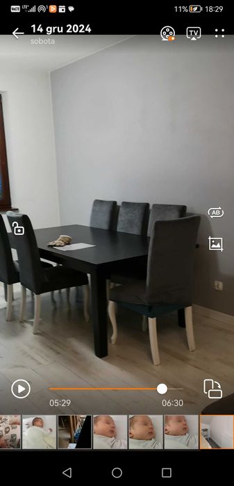 Sprzedam duży drewniany solidny stół marki Ikea