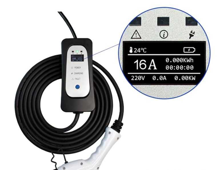 Ładowarka mobilna do aut elektrycznych Typ 1 USA lub TYP 2 Europa