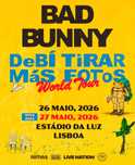 Bilhete Golden Circle para Bad Bunny, Portugal
