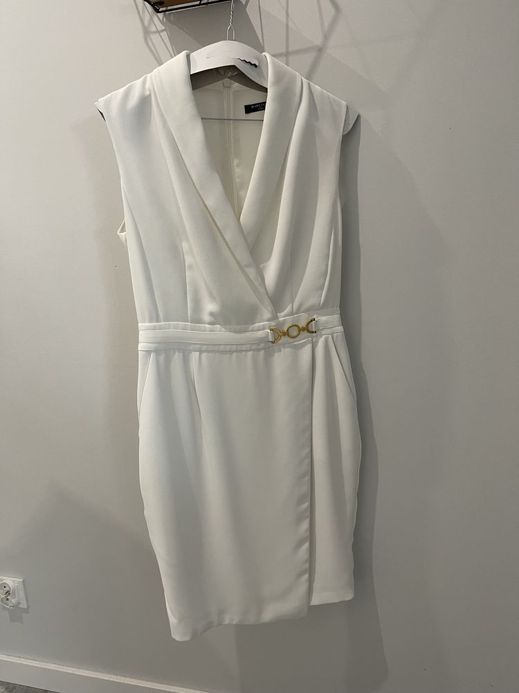 Sukienka Marciano by Guess biala rozmiar 42 ( M ) wesele ślub