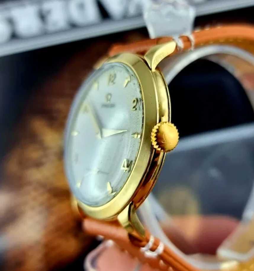 Złoty 18k Luksusowy Zegarek „Omega Tresor” Vintage XL Jumbo Unikat !!!