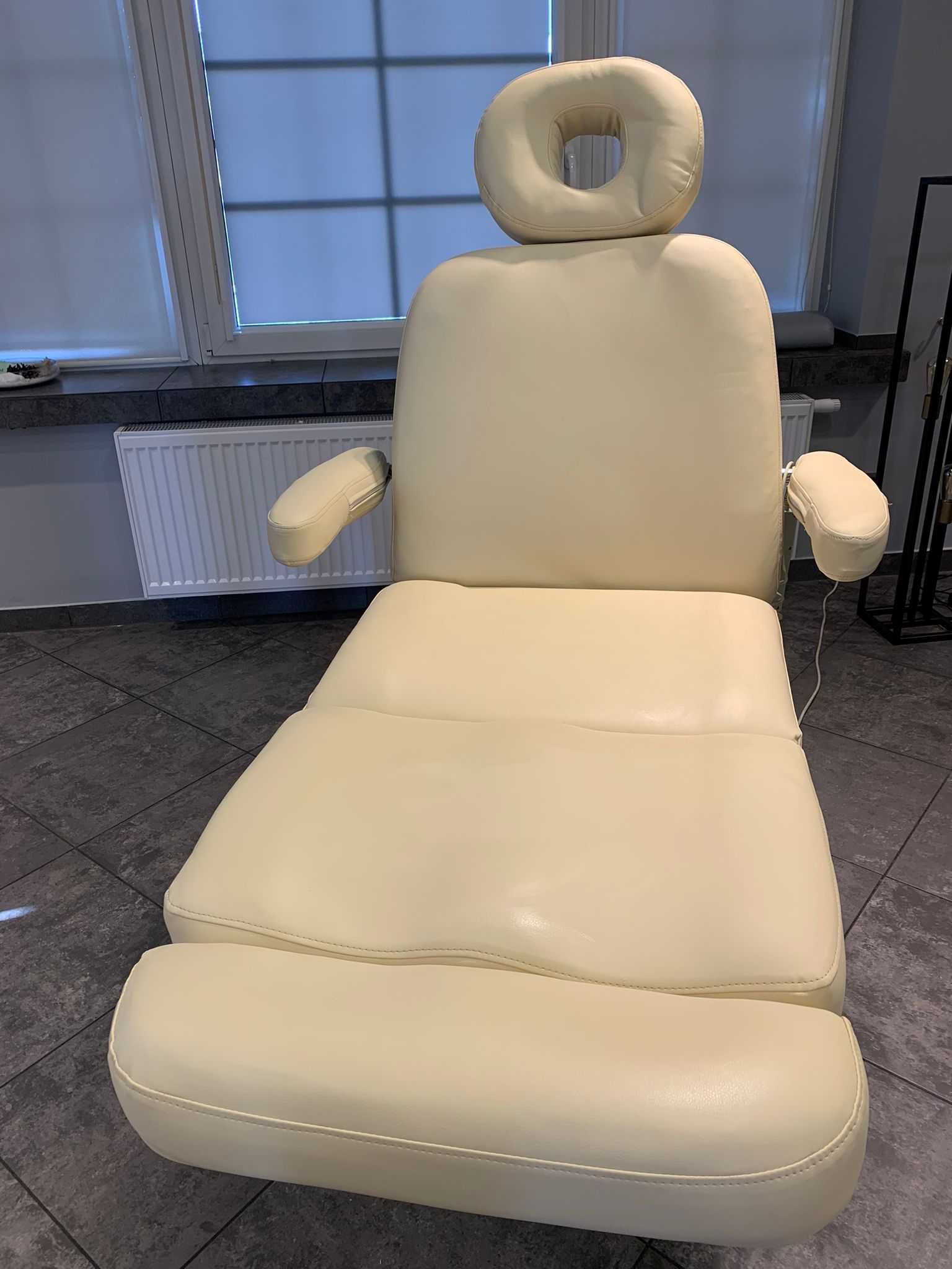 Krzesło Fotel Kosmetyczny, do Masażu Elektryczny Regulowany Pilotem