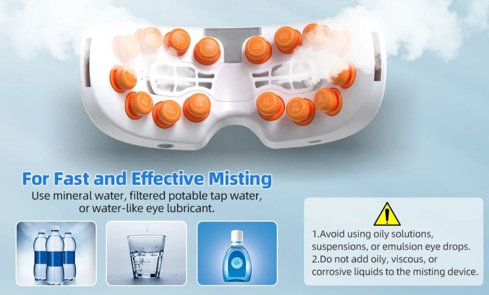 Massageador de olhos com Névoa(NOVO)