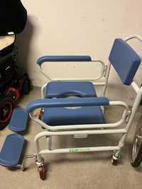 Wózek inwalidzki toaleta Rehab xxl 325 kg. Nowy